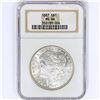 Image 1 : 1887 Morgan Silver Dollar NGC MS66