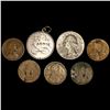 Image 1 : (7) Varied US Coins (1876, 1938-S, (3) 1912-S)