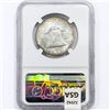 Image 2 : 1951 Franklin Half Dollar NGC MS66 FBL