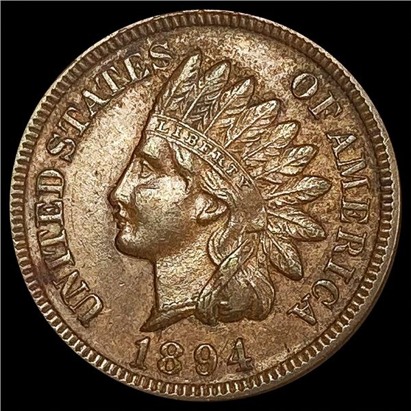 1894 Indian Head Cent CLOSELY UNCIRCULATED