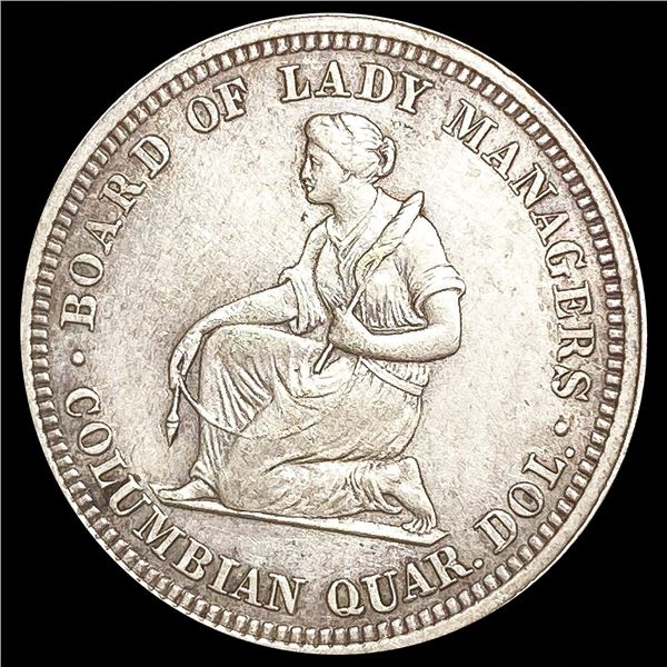 1893 Isabella Silver Quarter UNCIRCULATED