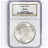 Image 1 : 1884-CC Morgan Silver Dollar NGC MS63