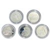 Image 1 : 1991-2004 US Commem Silver Coins (5 Coins)