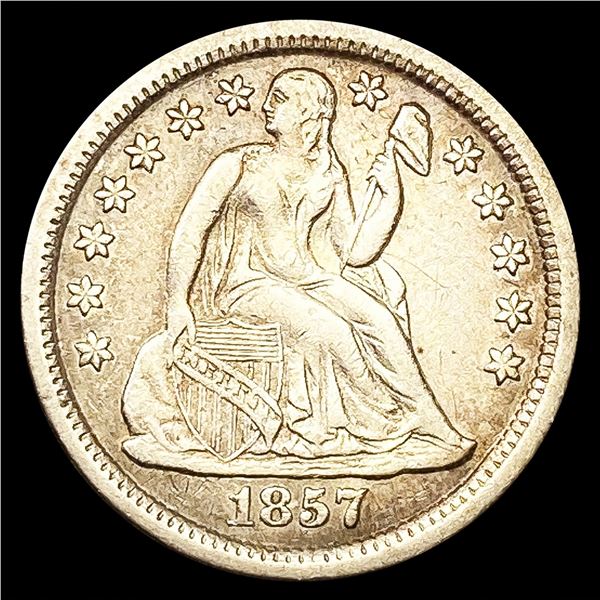 1857-O Seated Liberty Dime CLOSELY UNCIRCULATED