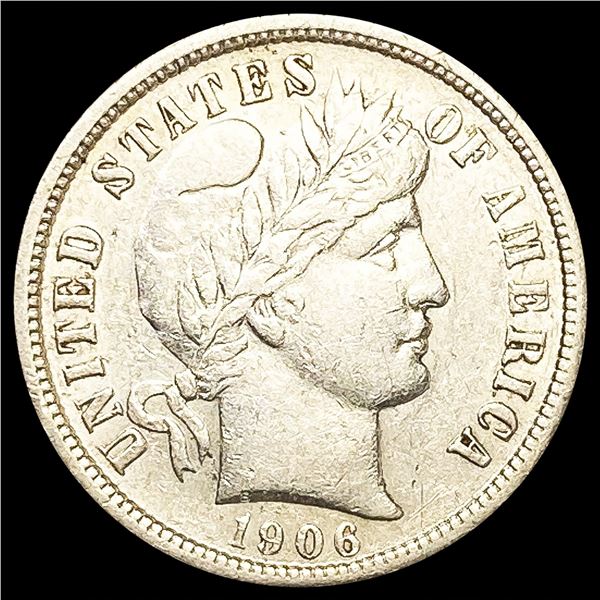 1906-S Barber Dime CLOSELY UNCIRCULATED