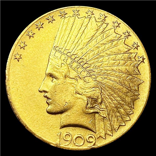 1909 $10 Gold Eagle UNCIRCULATED