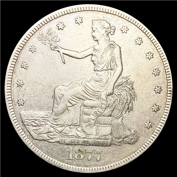 1877-S Silver Trade Dollar CLOSELY UNCIRCULATED