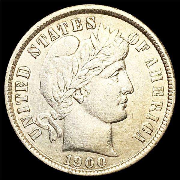 1900 Barber Dime CLOSELY UNCIRCULATED