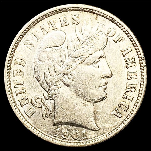 1901 Barber Dime CLOSELY UNCIRCULATED