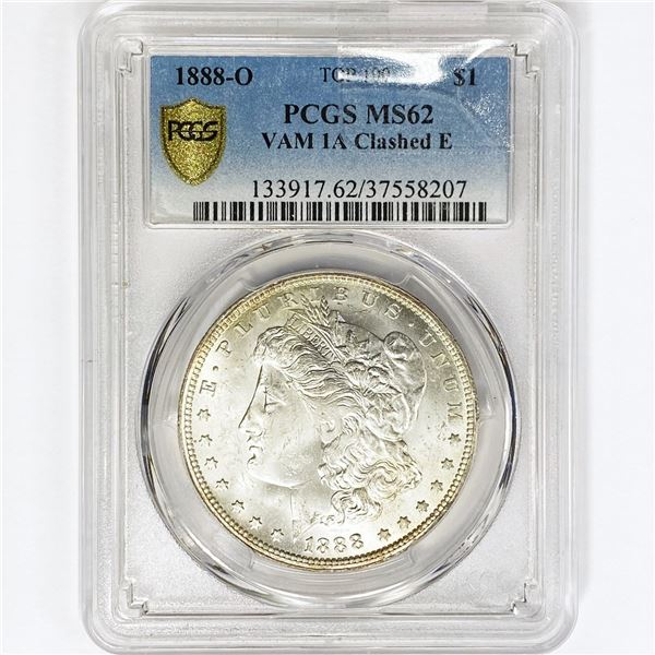 1888-O Morgan Silver Dollar PCGS MS62 VAM-1A