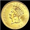 Image 1 : 1857 Rare Gold Dollar HIGH GRADE