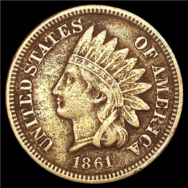 1861 Indian Head Cent LIGHTLY CIRCULATED