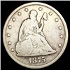 Image 1 : 1875-CC Twenty Cent Piece NICELY CIRCULATED