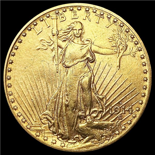 1914-D $20 Gold Double Eagle UNCIRCULATED