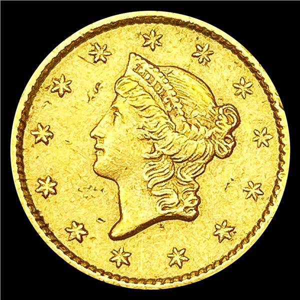 1852 Rare Gold Dollar CLOSELY UNCIRCULATED