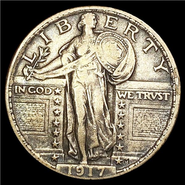 1917 Standing Liberty Quarter LIGHTLY CIRCULATED