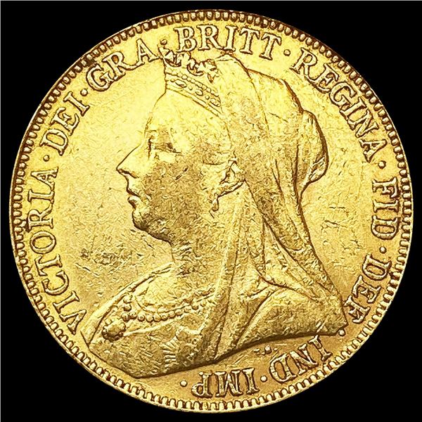 1898 G. Britain .2355oz Gold Sovereign CLOSELY