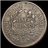 Image 2 : 1806 Sm 6 Draped Bust Half Cent NICELY CIRCULATED