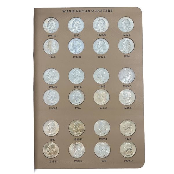 1941-1994 Washington Quarter Book (135 Coins)