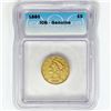 Image 1 : 1880 $5 Gold Half Eagle ICG