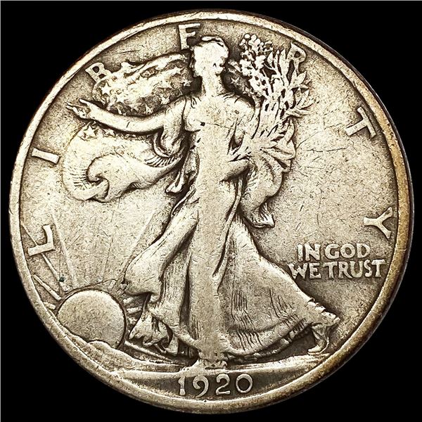 1920-D Walking Liberty Half Dollar LIGHTLY