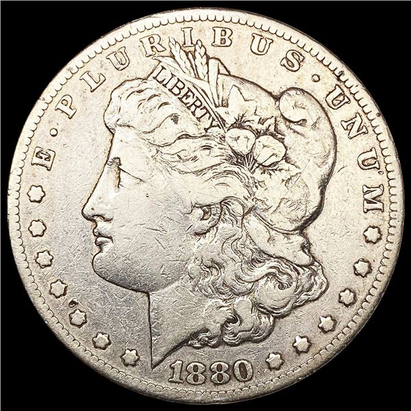 1880-CC Morgan Silver Dollar LIGHTLY CIRCULATED