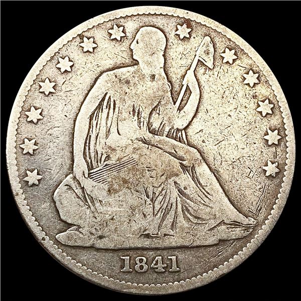 1841-O Seated Liberty Half Dollar NICELY