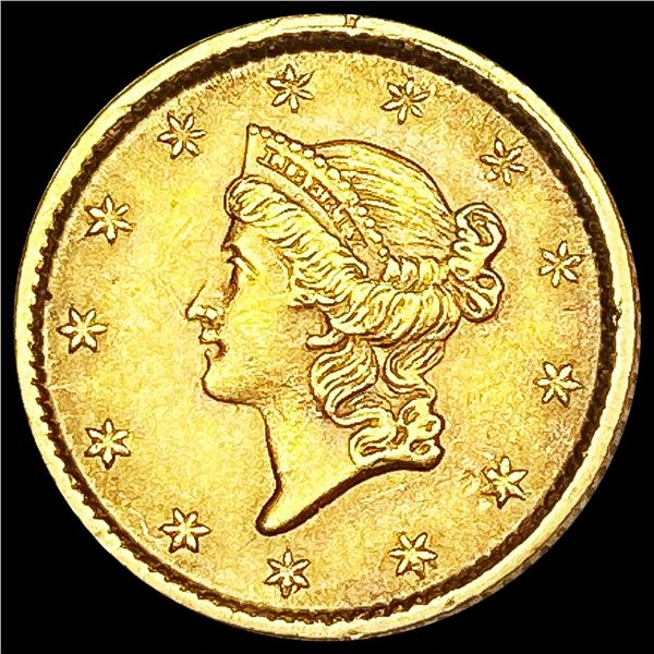 1853 Rare Gold Dollar CLOSELY UNCIRCULATED