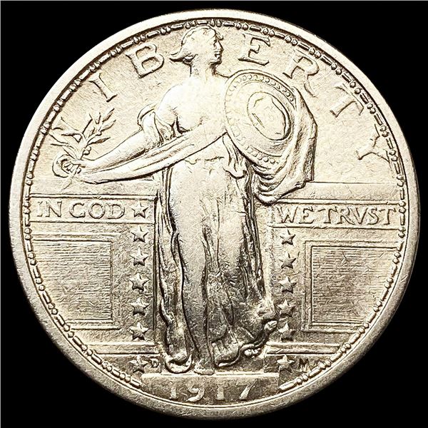 1917-D Standing Liberty Quarter CLOSELY