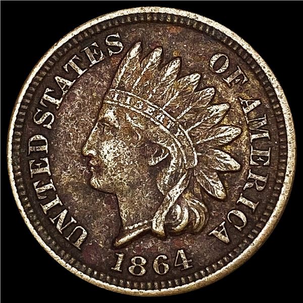 1864 Indian Head Cent NEARLY UNCIRCULATED