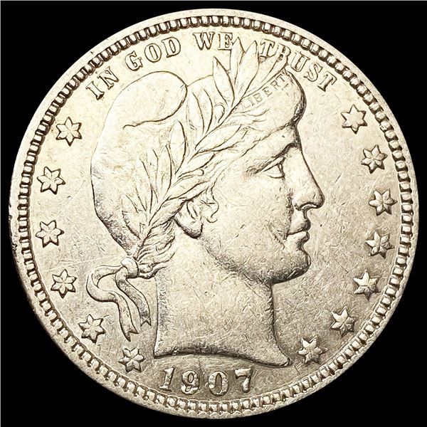 1907-O Barber Quarter NEARLY UNCIRCULATED