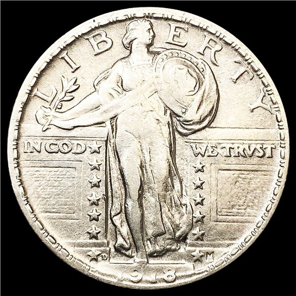 1918-D Standing Liberty Quarter CLOSELY