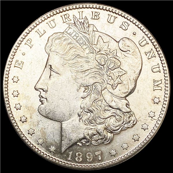 1897-S Morgan Silver Dollar CLOSELY UNCIRCULATED