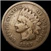 Image 1 : 1867 Indian Head Cent NICELY CIRCULATED