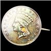 Image 1 : 1856 Gold Dollar Pin LIGHTLY CIRCULATED
