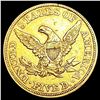 Image 2 : 1861 $5 Gold Half Eagle ABOUT UNCIRCULATED