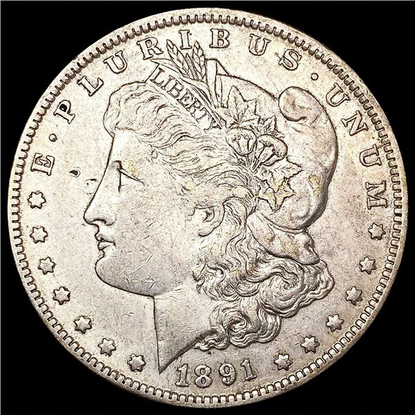1891-O Morgan Silver Dollar NEARLY UNCIRCULATED