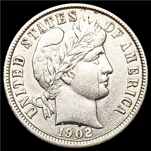 1902 Barber Dime UNCIRCULATED