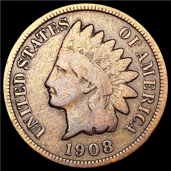 1908-S Indian Head Cent NICELY CIRCULATED