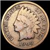 Image 1 : 1908-S Indian Head Cent NICELY CIRCULATED