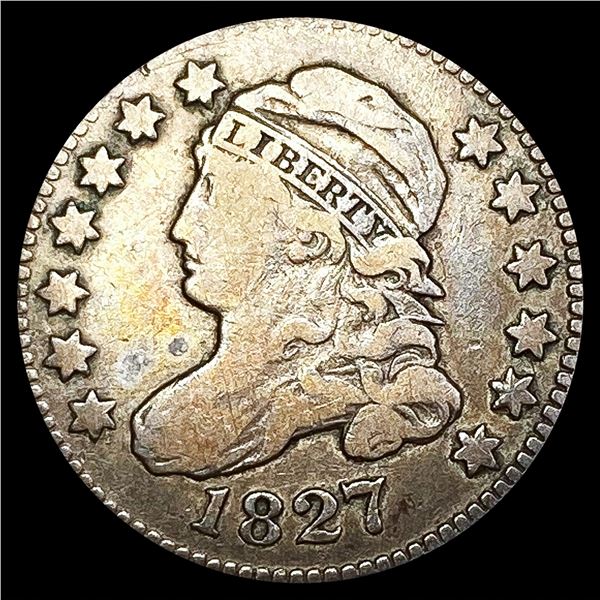 1827 Capped Bust Dime NICELY CIRCULATED