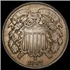 Image 1 : 1867 Two Cent Piece NEARLY UNCIRCULATED