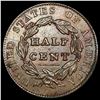 Image 2 : 1835 Classic Head Half Cent CLOSELY UNCIRCULATED
