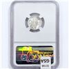 Image 2 : 1943-D Mercury Silver Dime NGC MS66 FB