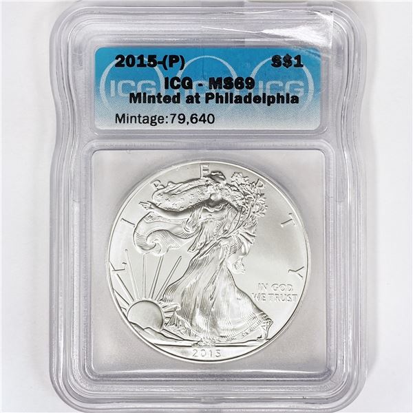2015-(P) American Silver Eagle ICG MS69