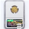 Image 2 : 1915 $2.50 Gold Quarter Eagle NGC MS63