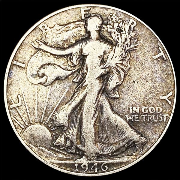 1946 DDR Walking Liberty Half Dollar NICELY