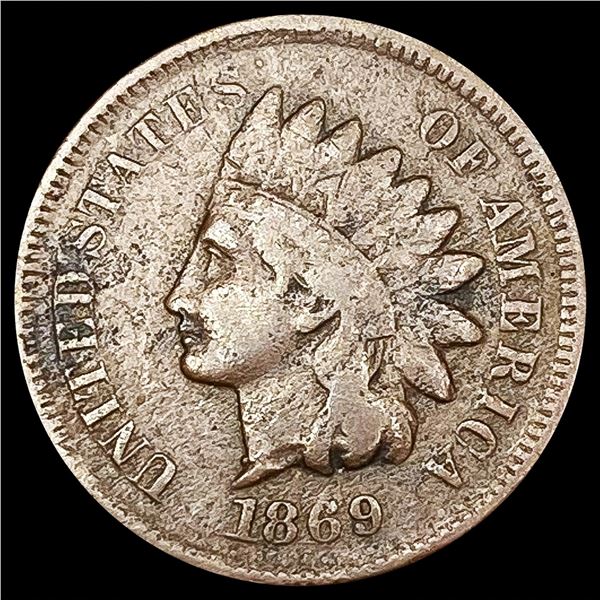 1869 Indian Head Cent NICELY CIRCULATED