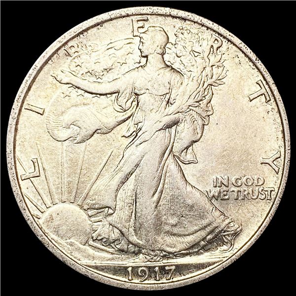 1917 Walking Liberty Half Dollar CLOSELY