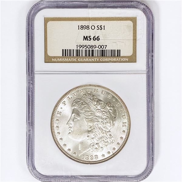 1898-O Morgan Silver Dollar NGC MS66